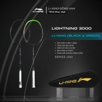 Vợt Cầu Lông Li-ning Lightning 3000 3U (Màu Đen & Màu Xanh) Sport Cán Vợt