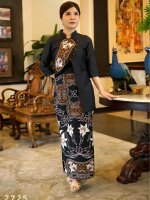 Violin Batik Stelan Kebaya Janggan Hitam Bordir 2725