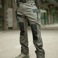 【限時特惠】戰術服 戰術衣 戰術褲 彈性工作褲 黑灰工業 強襲高腰戰術褲 城市通勤作訓褲防水耐磨工裝長褲