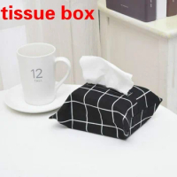 2PCS Cartoon cloth Table Decoration Home Car Storage Tissue Case Box Container Towel Napkin Papers BAG Holder BOX Case Pouch