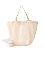 กระเป๋าโท้ทยูนิเซ็กส์ พับเก็บได้ x Chalotte KM2511 สี Crystal Linen