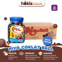 1 Dus Piyo Coklat Bola Isi 12 Toples | Coklat Eceran Murah Halal untuk Warung & Snack Anak Chocolate