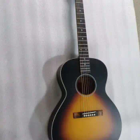 OO-Solid Acoustic Guitar, Parlor, Travel Size, Custom LG-00 guitar satin burst vintage small guitar