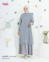 Nibras Gala 005 Dress Gamis Wanita Muslim Modern Elegan Viral by Nibras S Abu Muda