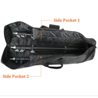 Thickened Tripod Bag Lamp Stand Monopod Camera Photography Equipment Zipper Handbag Shock Resistance