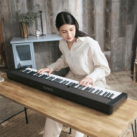 『CASIO 卡西歐』時尚風標準76鍵電子琴 CT-S1-76 黑色款 / 公司貨保固