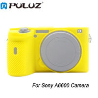 PULUZ Soft High Quality Natural Silicone Material Protective Case for Sony A6600 / ILCE-6600 Camera Protect Housing and Keypad