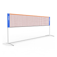 最低價✅氣排球網 便攜式羽毛球網 標準移動式家用比賽戶外羽毛球架  架網柱16