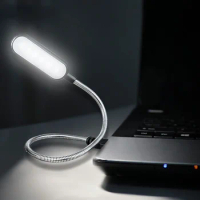 LED USB Reading Lamp Light Flexible Gooseneck USB Light for Notebook Laptop Keyboard, Powerbank