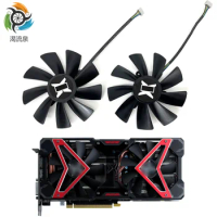 New 100MM 4PIN Cooling Fan GAA8S2U 0.46A 12V RX590 GPU FAN For DATALAND RX 580 RX 590 GME 8G Graphics Card Cooler Fan