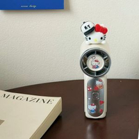 創意kitty手持小風扇學生可愛心節日禮品usb充電風扇