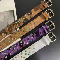 2026 new fashionable women's belt, trendy and stylish, easy-matching with jeans, women's casual belt
