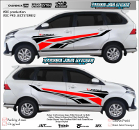 Stiker cutting mobil Honda Mobilio Avanza Xenia Innova terbaru list body mobil terbaru