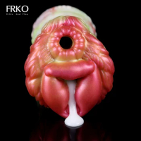 FRKO Artificial Animal 2In1 Duel Channel Masturbation Cup Soft Silicone Anal Vaginal Masturbator Doll Sex Toys For Men Gay 18+