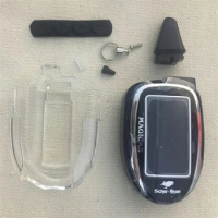 M7 Key Case Keychain + Holder For Car Alarm Scher-Khan Magicar 7 8 9 10 11 12 Lcd Remote Scher Khan Jaguar EZ-FOUR,KGB MX9 101