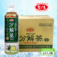 【愛之味】油切分解茶1000mlx12瓶(分解茶)