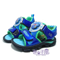 BEYBLADE戰鬥陀螺 童款電燈造型運動涼鞋 [BEKT95506] 藍 MIT台灣製造【巷子屋】
