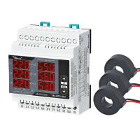 มัลติมิเตอร์แบิจิตอล, Samwha-Dsp, EM-XXD-DIN, ประกอ้วย C.T 3 ตัว, โวลต์สามเฟส (L-L), (L-N), แอมป์, ค