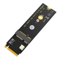 M.2 A+E Key WiFi/Bluetooth-compatible Card to M.2 Key M Adapter Card for Intel AX200/AX201/AX210 for M2 NGFF 2230/3030 Module