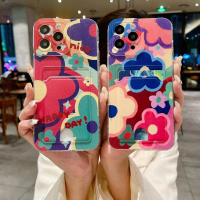 เคสโทรศัพท์, ขายร้อน, สำหรับ Samsung Galaxy A07 LTE, A17, A06, A16, A26, A36, A56, ลายดอกไม้สีรุ้ง, 