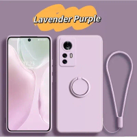 CASE untuk XIAOMI 12 / 12 PRO SOFT CASE CANDY RING STAND HOLDER BABY SKIN PREMIUM CASING COVER SILIK
