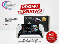 Konsol Game Portabel SF3500 5" IPS HD Retro Emulator Bisa Sambung TV Emulator PS1 GBA MAME Console P