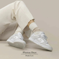 【NIKE 耐吉】W Dunk Low Photon Dust 女鞋 灰白色 低筒 經典 休閒鞋 DD1503-103