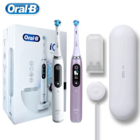 Oral B iO9 Smart Electric Toothbrush Micro Vibration Tracking Clean Brush 7 Modes Interactive Color Display Charging Travel Case