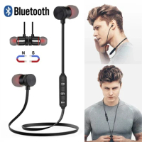 TWS Wireless Headphones Bluetooth 5.0 Earphones Magnetic Neckband Sports Waterproof Blutooth Headset with Mic for All Smartphone