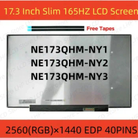 17.3 Inch IPS 2K 165HZ 2560*1440 EDP 40 Pines Laptop LCD Screen NE173QHM-NY2 V8.0 Laptop Gaming Screen NE173QHM-NY3 NE173QHM-NY1