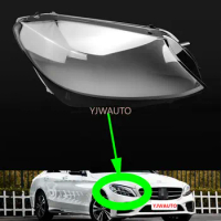 Headlight Lens For Mercedes-Benz C-Class W205 C180 C260L C280 C300 2019 2020 Headlamp Cover Car Glass Replacement Auto Shell