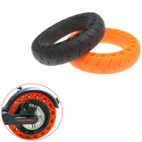 9.5 Inch Pattern Honeycomb Solid Tire for Refitting Xiaomi 8.5 Inch Electric Scooter Orange Outer Tyre E-scooter Refitting Parts