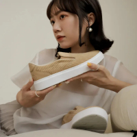 【LAZY SHOES】秒穿鞋 懶人鞋 休閒鞋 女鞋  燈芯絨米 DOROTHIE(內裡小羊皮懶人鞋)