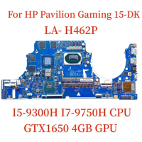 Suitable for HP Pavilion Gaming 15-DK laptop motherboard LA - H462P with I5-9300H I7-9750H CPU GTX1650 4GB GPU 100% Tested Fully