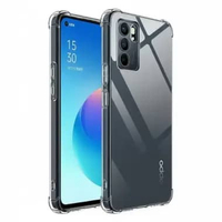 Soft Case Oppo Reno 6 4G, 6 5G Silikon Bening Transparant Airbag Anti Crack Reno 6 5G