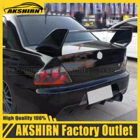For Mitsubishi LANCER Spoiler 2003 to 2008 ABS Spoiler Car Tail Wing Decoration Rear Trunk Spoilers Wings For Lancer FD2 Spoiler