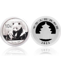 2012 China 1oz Ag.999 Silver Panda Coin UNC