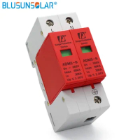 5 Pieces Lot Din Rail 35mm 2P 80KA 380V AC SPD Household Low-voltage Anti-lightning Surge Protective Device