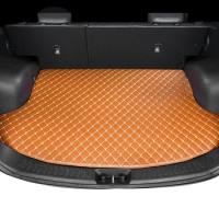 Custom Car Trunk Mat For Honda Odyssey Pilot Vezel Stream Shuttle URV Inspier XRV Leather Auto Carpet Car Interior Accessories