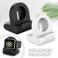 Holder For Apple Watch Series 5/4/3/2/1 Stand Nightstand Keeper Silicone Home Charging Dock Station Charging Holder for iWatch