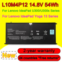 New 14.8V 54Wh L10M4P12 Laptop Battery For Lenovo IdeaPad U300/U300S U300S-IFI U300S-ISE,Yoga 13-IFI 13-ISE 13-ITH 4ICP5/56/120