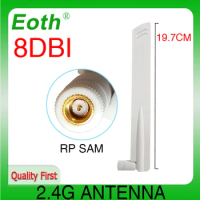 2.4 GHz Wifi antenna real 8dBi SMA Male Connector 2.4G Antena white Aerial 2.4ghz antenne wi fi IOT PCI Card USB Wireless Router