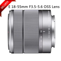 NO BOX!Silver!E 18-55mm F3.5-5.6 OSS zoom lens/SEL1855 For Sony NEX-A7/5N/5R/5T/A5000/A5100/6000 Miniature SLR