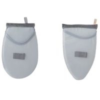 2 PCS Washable Ironing Board Mini Anti-Scald Iron Pad Cover Gloves Heat-Resistant Stain Garment Steamer Accessories
