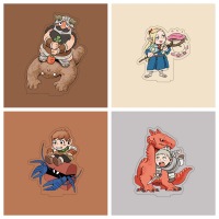 Mô Hình Chân Đế Acrylic, Thẻ 2D 10cm, Nhân Vật Trong RPG Dungeon Ngon Ngọt Trong Thế Giới Mở, Phụ Ki