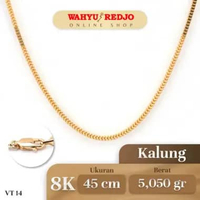 Kalung Melano Emas Kadar 8K Wahyu Redjo KL-8K-29878828