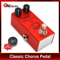 SAPHUE Electric Guitar Classic Chorus Pedal Rate/Width Knob Effect Pedal Mini Single Type DC 9V True Bypass