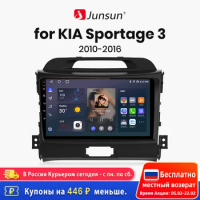 Junsun V1 AI Voice Wireless CarPlay Android Auto Radio for KIA Sportage 3 2010-2016 2015 4G Car Multimedia GPS 2din autoradio