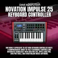 NOVATION IMPULSE 25 Midi Keyboard Controller