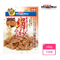 【Doggy Man】犬用絹紗牛舌塊 100g(寵物零食)